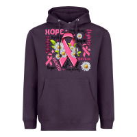Plum Breast Cancer Heavyweight Hoodie - NancyCooperArtShop