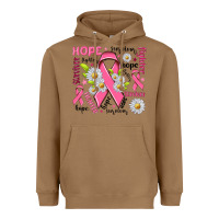Toasted Coconut Breast Cancer Heavyweight Hoodie - NancyCooperArtShop