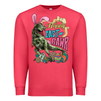 Cardinal Happy Easter Day T-Rex Premium Sweatshirt - HowdyJamesFarm