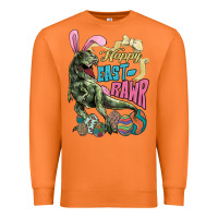 Carrot Happy Easter Day T-Rex Premium Sweatshirt - HowdyJamesFarm