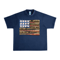 Navy baseball ballgame Urban Heavy Tee - MaliasSmallBusiness