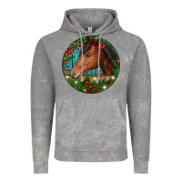 Cloud Rock Western Horse Christmas Vintage Hoodie - RanaPortraitStore