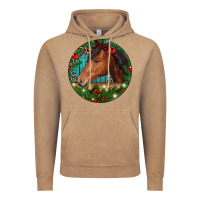 Vintage Coffee Western Horse Christmas Vintage Hoodie - RanaPortraitStore
