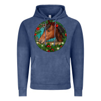 Vintage Denim Western Horse Christmas Vintage Hoodie - RanaPortraitStore