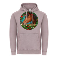 Vintage Zinc Western Horse Christmas Vintage Hoodie - RanaPortraitStore