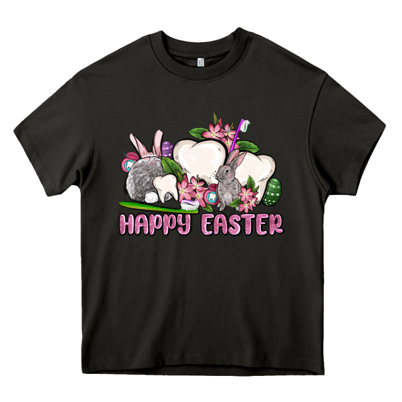 Happy Easter Teeth Heavy Core Tee by OliviaCreatesArt | Teevron