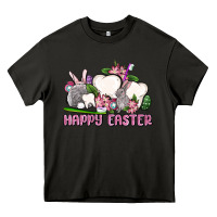 Asphalt Happy Easter teeth Heavy Core Tee - OliviaCreatesArt