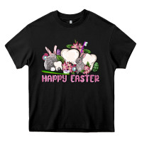 Black Happy Easter teeth Heavy Core Tee - OliviaCreatesArt