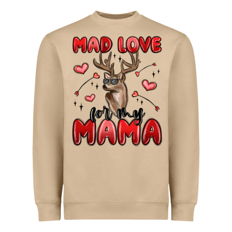 Mad Love For My Mama Heavyweight Sweatshirt by MaliasSmallBusiness | Teevron