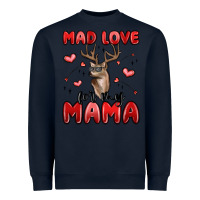 Navy mad love for my mama Heavyweight Sweatshirt - MaliasSmallBusiness