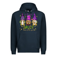 Navy It's the most gaudy time of the year Premium Hoodie - HowdyJamesFarm