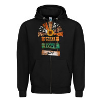 Black small town girl western windmill wooden boards Zipper Hoodie - Jasminsmagicworld