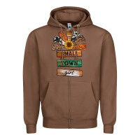 Chestnut small town girl western windmill wooden boards Zipper Hoodie - Jasminsmagicworld