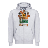 Heather Grey small town girl western windmill wooden boards Zipper Hoodie - Jasminsmagicworld