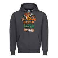 Smoke small town girl western windmill wooden boards Zipper Hoodie - Jasminsmagicworld