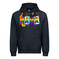 Navy proud mama Urban Hoodie - FaDigitalArtStudio