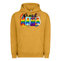 Pigment Peanut Butter proud mama Urban Hoodie - FaDigitalArtStudio