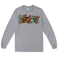 Heather Grey love rodeo Long Sleeve Tee - JahusDesignShop