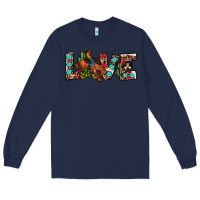 Navy love rodeo Long Sleeve Tee - JahusDesignShop