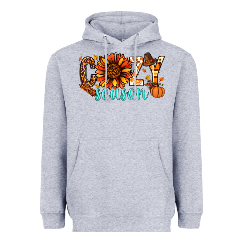Cozy Season Thanksgiving Heavyweight Hoodie by NancyCooperArtShop | Teevron