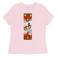 Bubblegum Pink volleyball penwraps Ladies Tee - HRA Design Shop