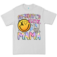 Dove Grey somebody's feral mama Premium Tee - JahusDesignShop