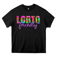 Black lgbtq friendly Heavy Core Tee - HRA Design Shop
