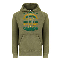 Vintage Olive i'm not retired i'm a professional grampa Vintage Hoodie - Jasminsmagicworld