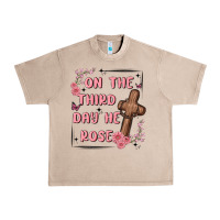 French Oak on the third day  he rose Urban Heavy Tee - MaliasSmallBusiness