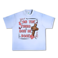 Grape Ice on the third day  he rose Urban Heavy Tee - MaliasSmallBusiness