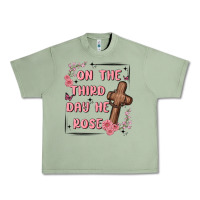 Oil Green on the third day  he rose Urban Heavy Tee - MaliasSmallBusiness