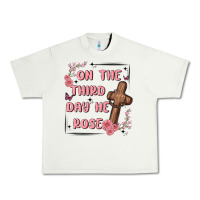 Pistachio on the third day  he rose Urban Heavy Tee - MaliasSmallBusiness