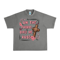 Tornado on the third day  he rose Urban Heavy Tee - MaliasSmallBusiness