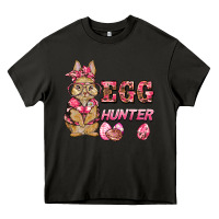 Asphalt easter pink camouflage egg hunter  bunny Heavy Core Tee - BarkalooDesign