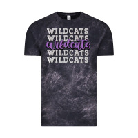 Cloud Black wildcats football Vintage Tee - MaliasSmallBusiness