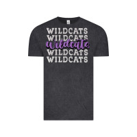 Vintage Black wildcats football Vintage Tee - MaliasSmallBusiness