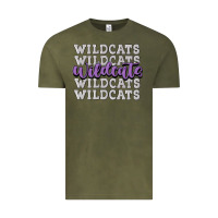 Vintage Olive wildcats football Vintage Tee - MaliasSmallBusiness