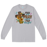 Moon Dust pray on it pray over it pray through it Long Sleeve Tee - MaliasSmallBusiness