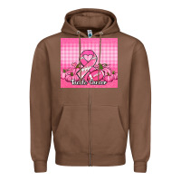 Chestnut tackle cancer pumpkins football and ribbon Zipper Hoodie - Jasminsmagicworld