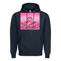 Navy tackle cancer pumpkins football and ribbon Zipper Hoodie - Jasminsmagicworld