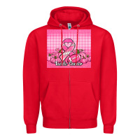 Red tackle cancer pumpkins football and ribbon Zipper Hoodie - Jasminsmagicworld