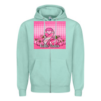 Seafoam tackle cancer pumpkins football and ribbon Zipper Hoodie - Jasminsmagicworld