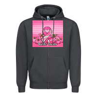 Smoke tackle cancer pumpkins football and ribbon Zipper Hoodie - Jasminsmagicworld