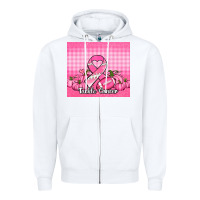 White tackle cancer pumpkins football and ribbon Zipper Hoodie - Jasminsmagicworld
