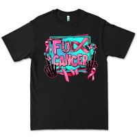 Black fuck cancer Premium Tee - AdoDesignShop