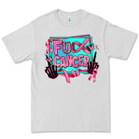 Dove Grey fuck cancer Premium Tee - AdoDesignShop