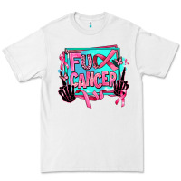 White fuck cancer Premium Tee - AdoDesignShop