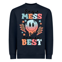 Navy bit of a mess but doing my best Heavyweight Sweatshirt - MaliasSmallBusiness