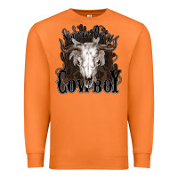 Carrot Simmer down Cowboy Premium Sweatshirt - HowdyJamesFarm