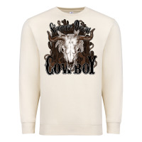 Sandshell Simmer down Cowboy Premium Sweatshirt - HowdyJamesFarm